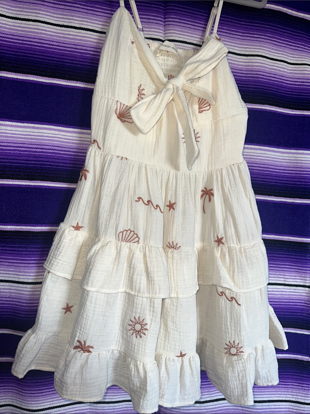 Ocean Drive Mini Embroidered Dress